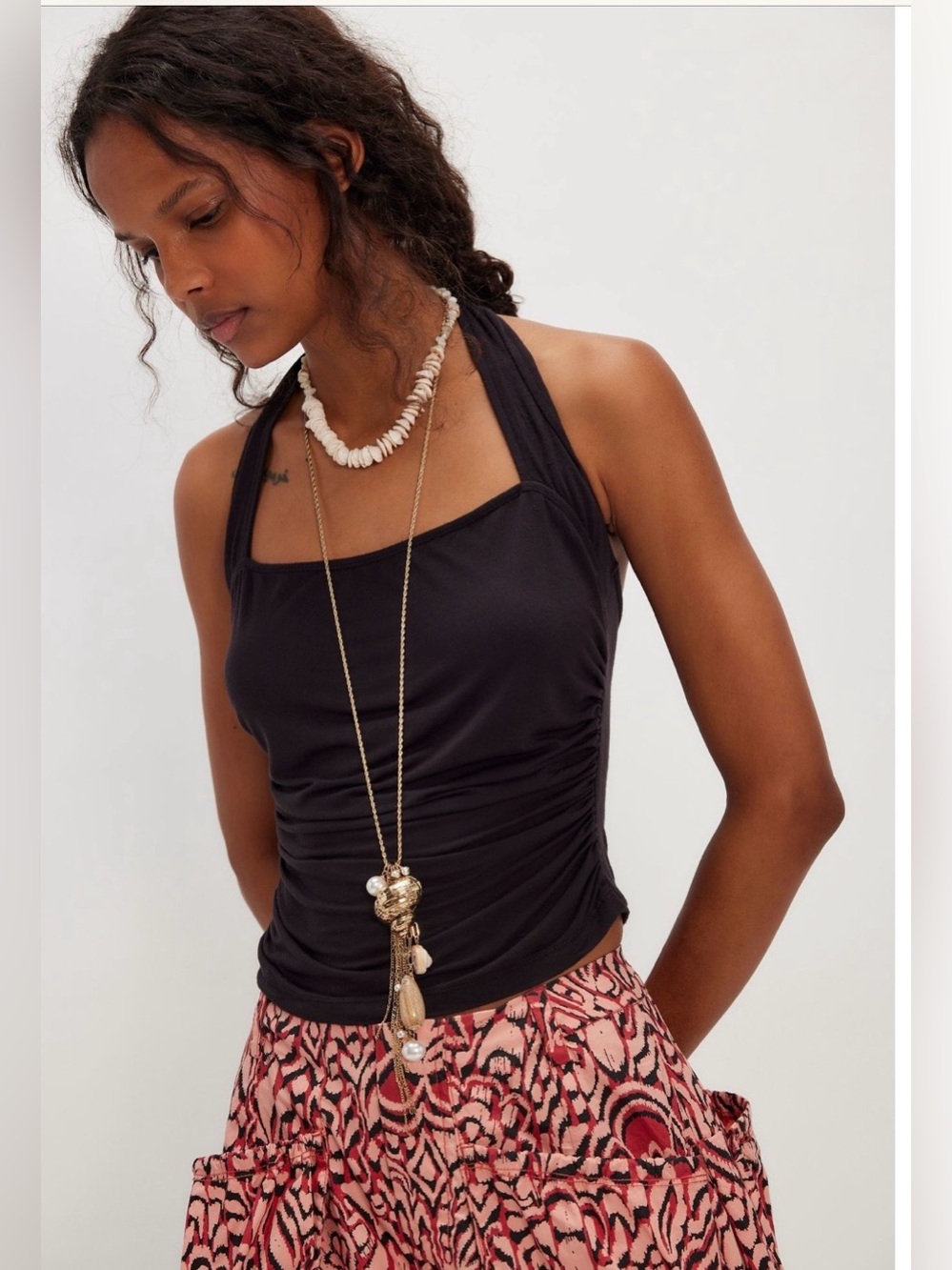 Free People Electric Bloom Halter Top NWT 🍀
